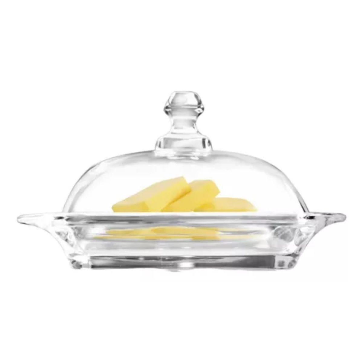 ALLEGRA - Mantequillera de Vidrio con Tapa 17cm