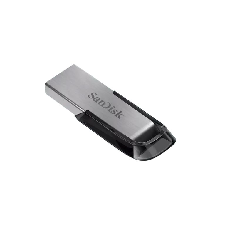 SANDISK - Pendrive Sandisk Ultra Flair 128 GB 3.0 Plateado Con Negro 150 Mb/s