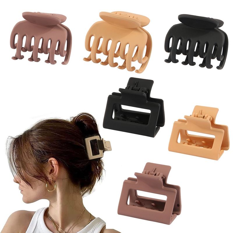 GENERICO - Horquilla Antideslizante Pinzas Para Cabello Para Mujer 6pc