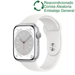 APPLE - Watch 8 41mm GPS - Plata Reacondicionado(Semi Nuevo)