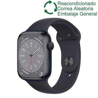 Apple Watch 8 45Mm Gps - Negro Reacondicionado(Semi Nuevo)