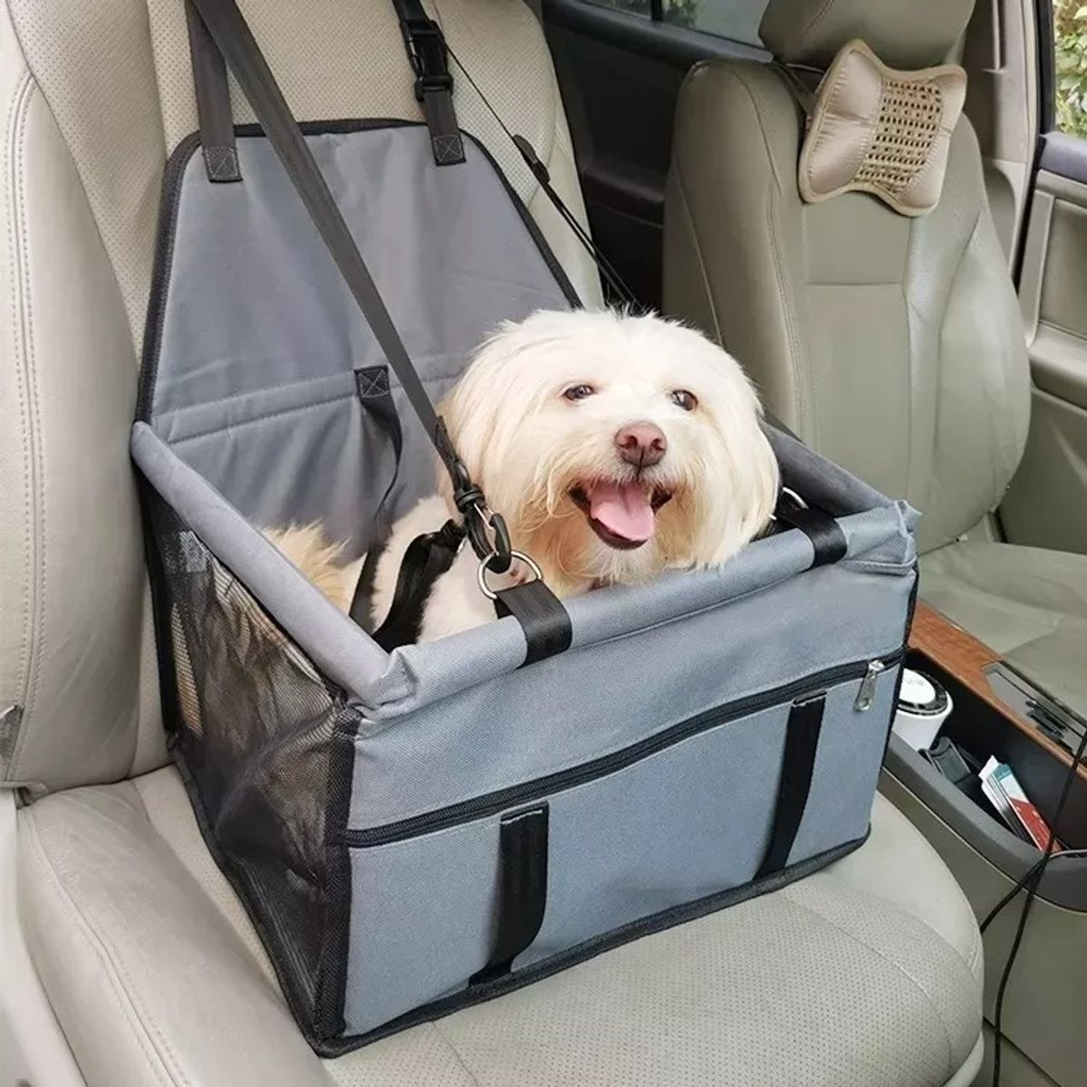 DEFENSOR FOREVER - Silla Para Autos Para Mascotas Color Gris