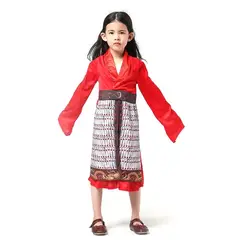 GENERICO - Disfraz Mulán Para Niña Princesa Disney Talla L 9-10 años
