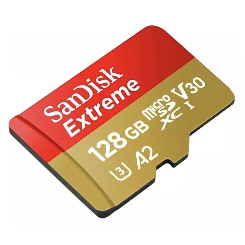 SANDISK - Memoria Micro SD SanDisk Extreme 128GB 4K UHD Alta velocidad 190Mbs