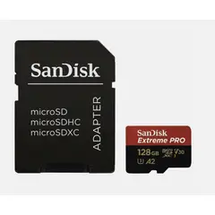 SANDISK - Memoria Micro SD Extreme PRO alta velocidad 128GB 4K UHD 200Mbs