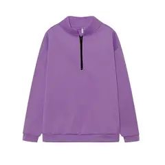 EDWINAYY - Poleron Cierre Media Mujer Sudadera De Manga Larga