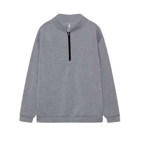 EDWINAYY - Poleron Cierre Media Mujer Sudadera De Manga Larga