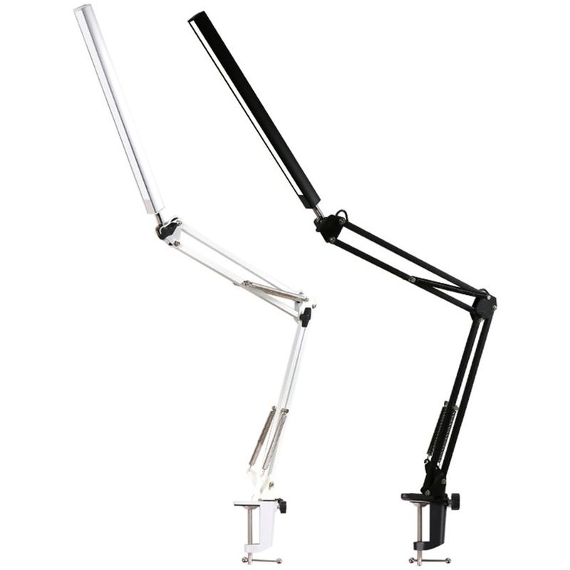 DANWEILE - Lámpara escritorio led salandens lámpara de mesa abrazadera brazo