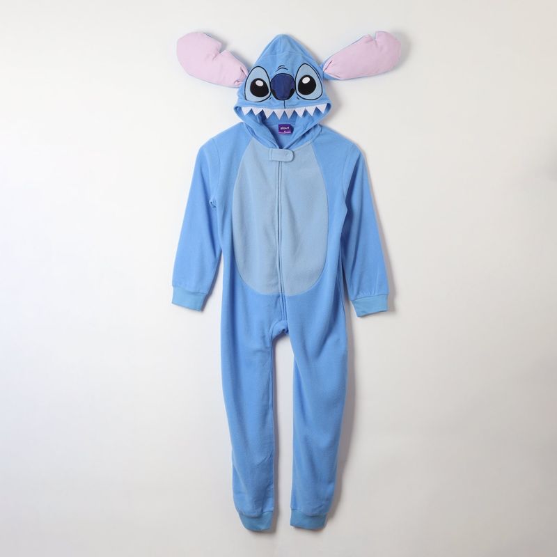 DISNEY - Polera Manga Larga Stitch Blanca - Niños 2-8 Años
