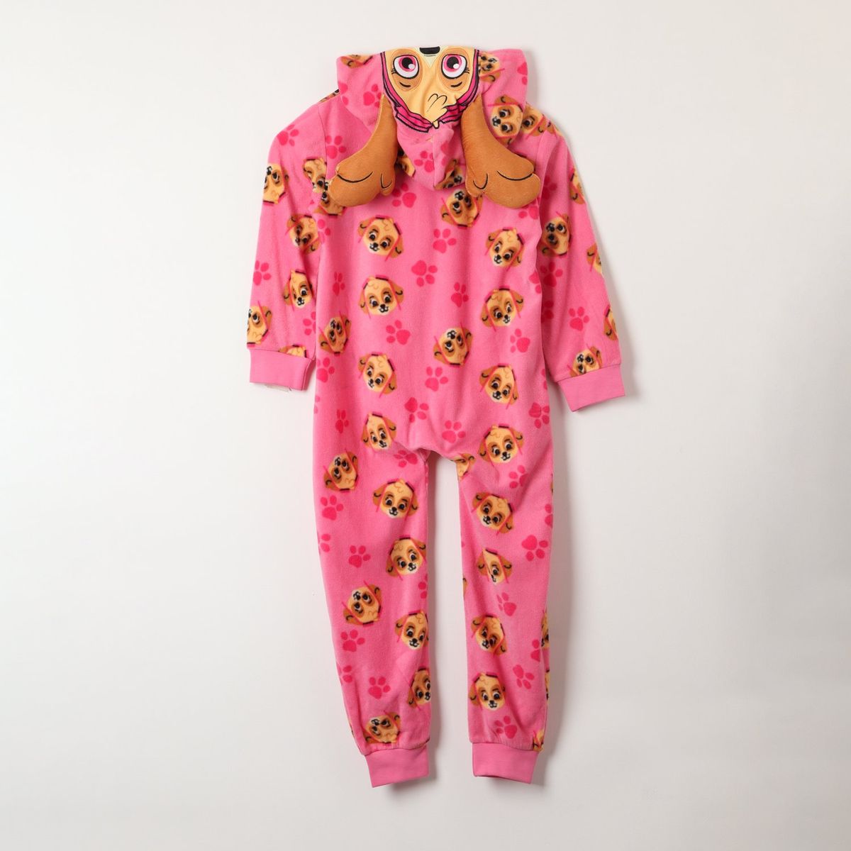 PAW PATROL - Pijama Polar Niña Skye Orejitas Rosado Paw Patrol