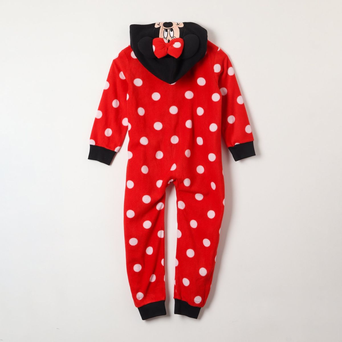 DISNEY - Pijama Polar Niña Minnie Entero Rojo Disney (Talla 2,3 y 4)