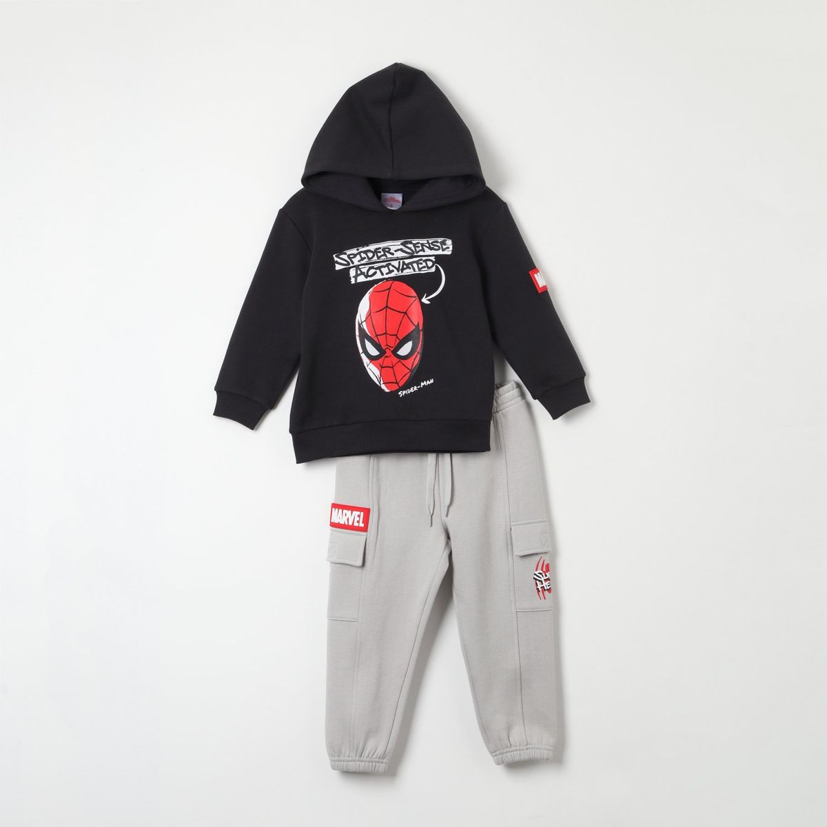 MARVEL - Buzo Niño Spiderman Activated Negro Marvel