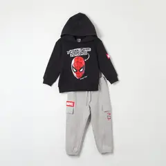 MARVEL - Buzo Niño Spiderman Activated Negro