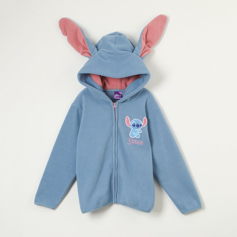 DISNEY - Polerón Stitch con Orejas Azul - Niños 2-8 Años