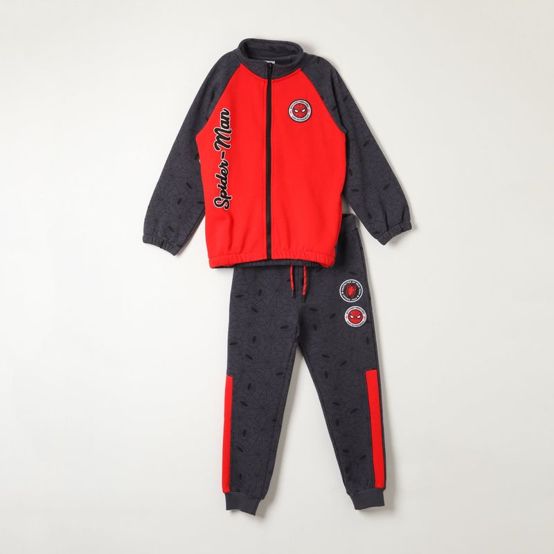 MARVEL - Conjunto Deportivo Spider-Man Marvel con Chaqueta y Pantalón - Niños 2-8 Años