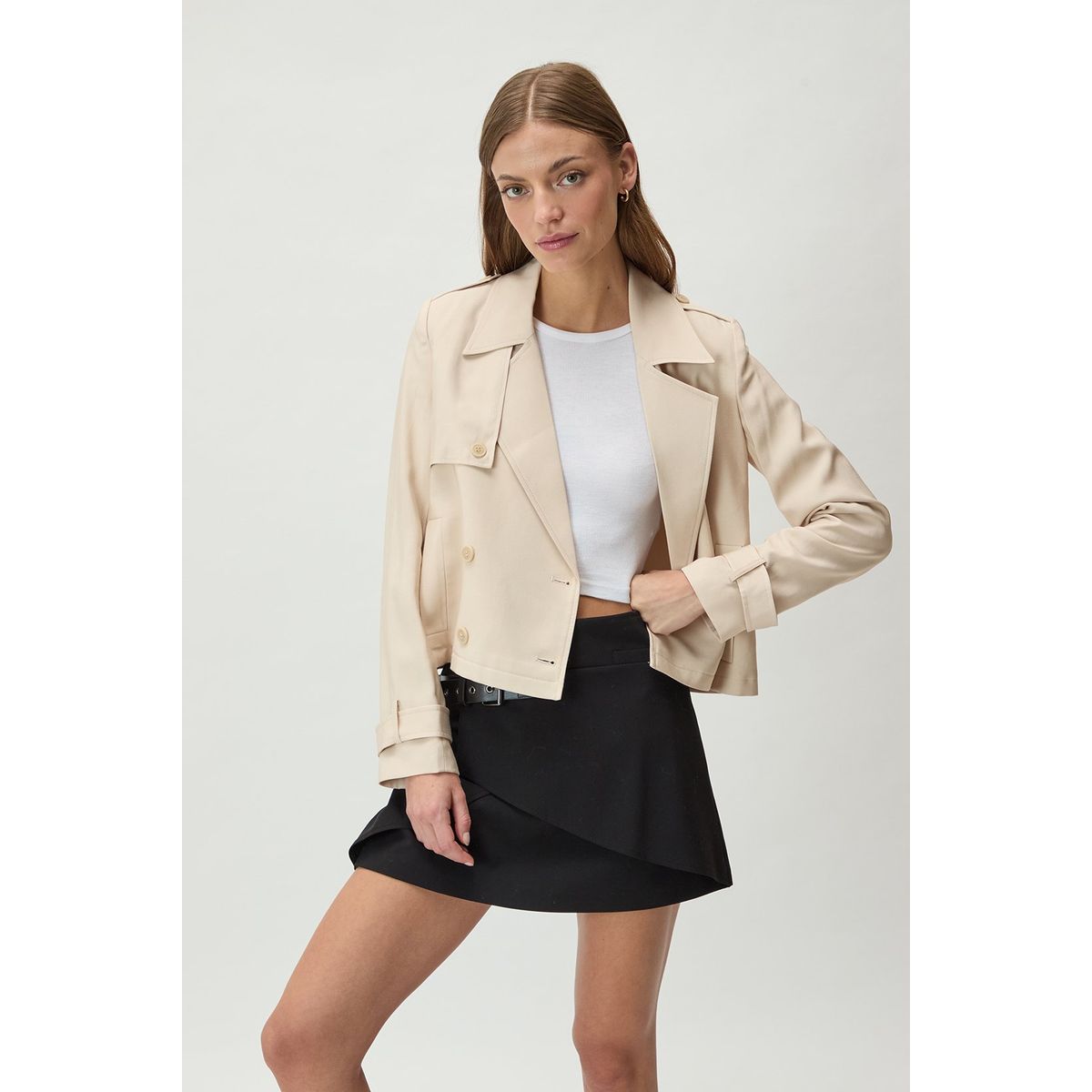 IO - Trench Beige Mujer Io