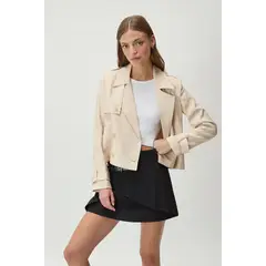 IO - Trench Liso Corto Beige