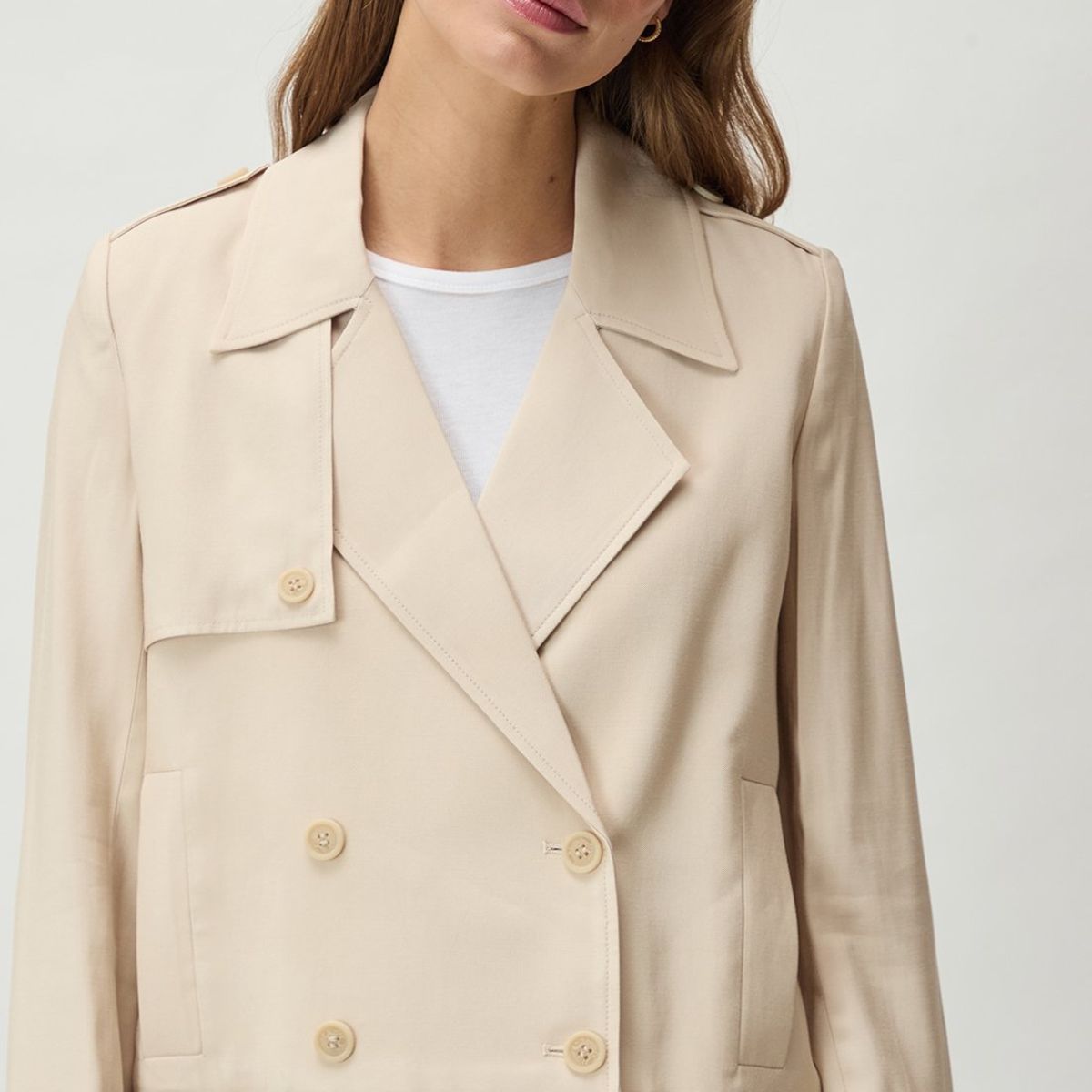 IO - Trench Beige Mujer Io