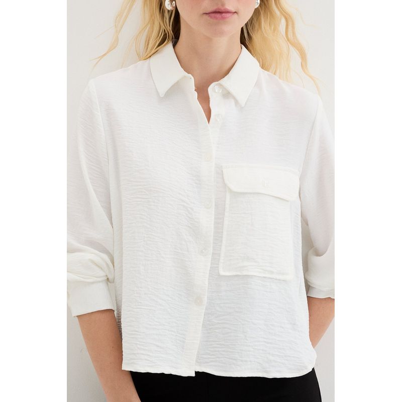 ASH - Blusa Lisa Crudo ASH
