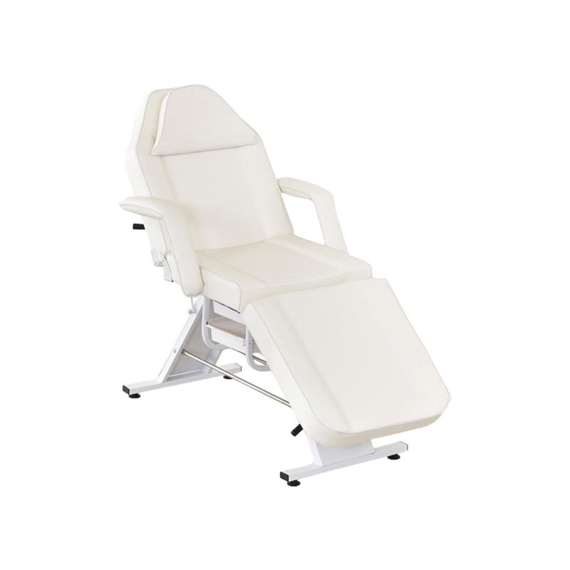 MAXCARE - Sillón Cosmetológico Negro Deluxe - Blanco
