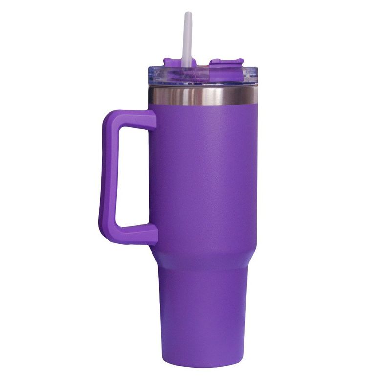 PEQUI - VASO TÉRMICO MORADO CON BOMBILLA