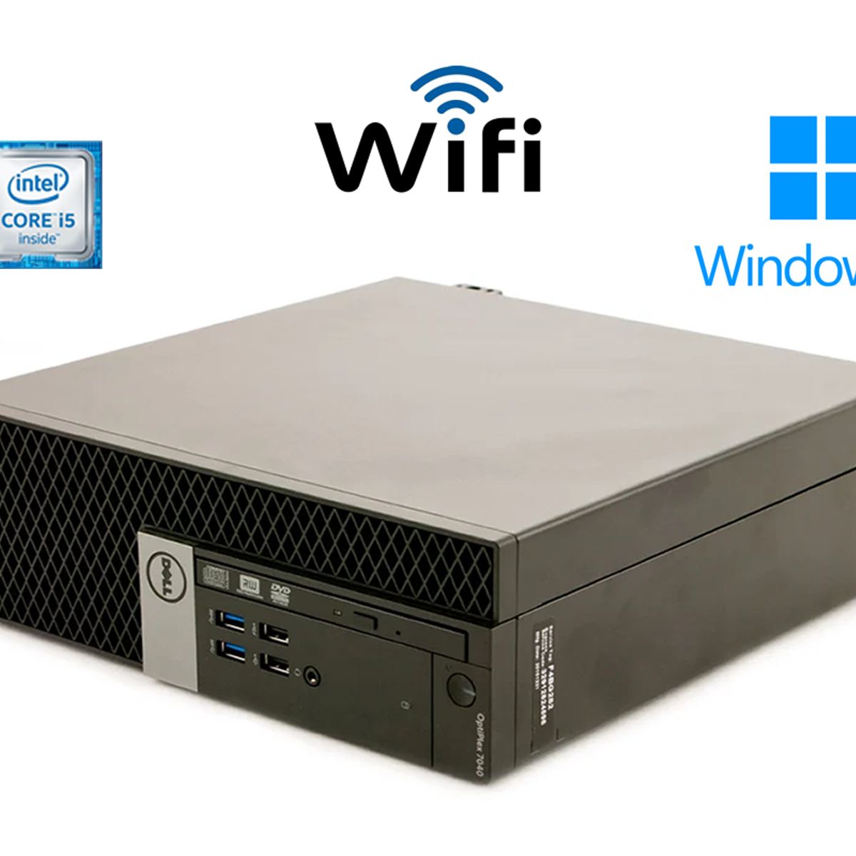 DELL - Dell Optiplex 7040 Intel Core I5 6ta Gen 12gb Ssd120 Wifi