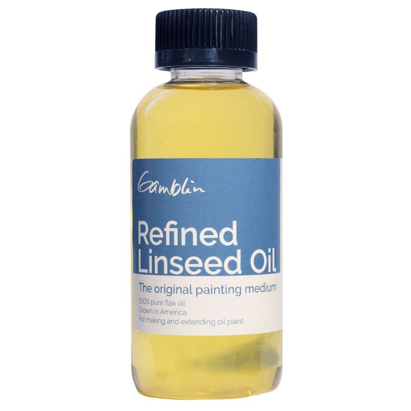 GAMBLIN COLORS - Aceite de Linaza Refinado para Óleo Gamblin 125ml