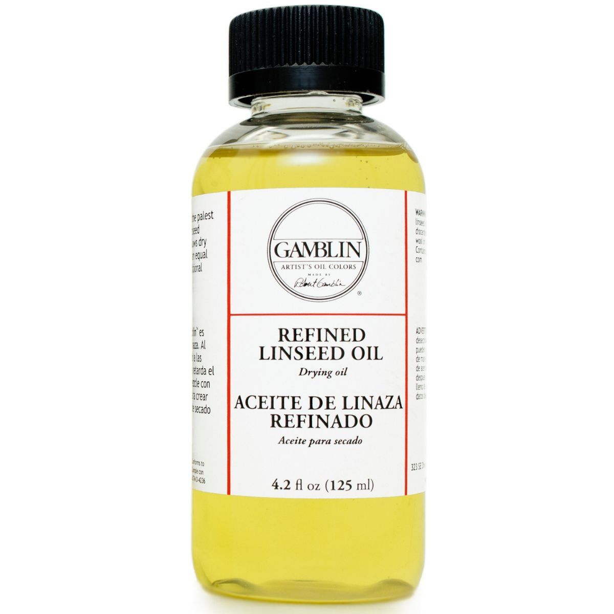 GAMBLIN COLORS - Aceite de Linaza Refinado para Óleo Gamblin 125ml