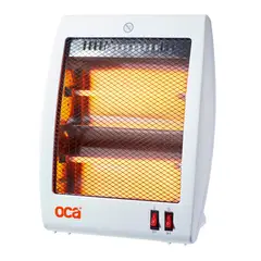 GENERICO - Estufa eléctrica cuarzo 800w blanco OCA