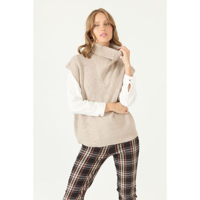 PRIVILEGE - Sweater vison PRIVILEGE 2210 - Café