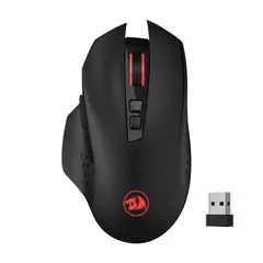 REDRAGON - Mouse Gamer M656 Gainer, 4000 DPI, Wireless 2.4GHz, Negro