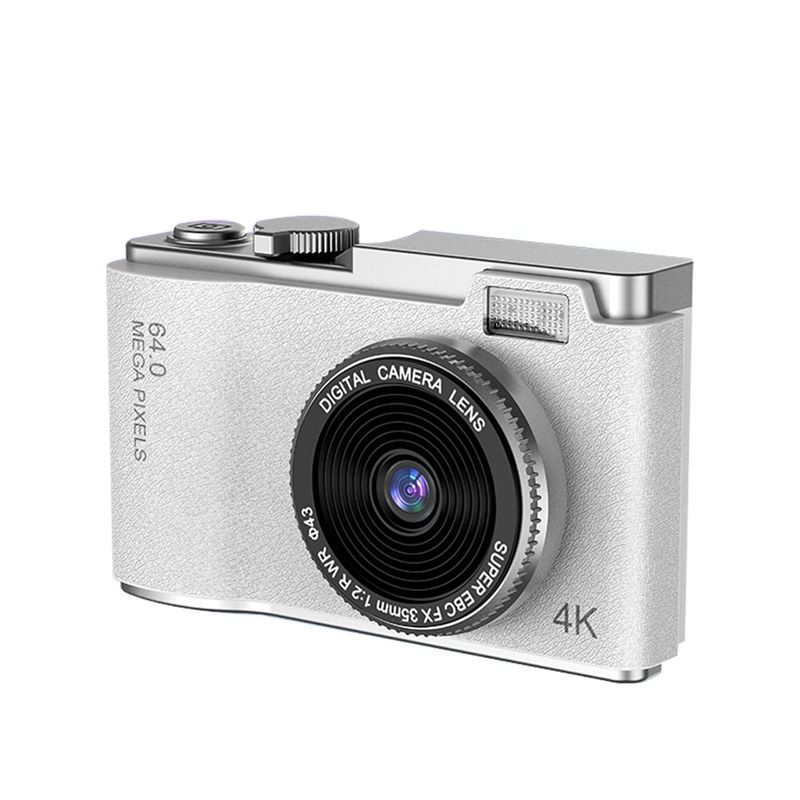 GENERICO - Cámara Fotografíca Retro Digital 4K 64MP 16X de Moda - Gris
