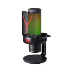 REDRAGON - Micrófono para Streaming Fenris GM301 RGB USB