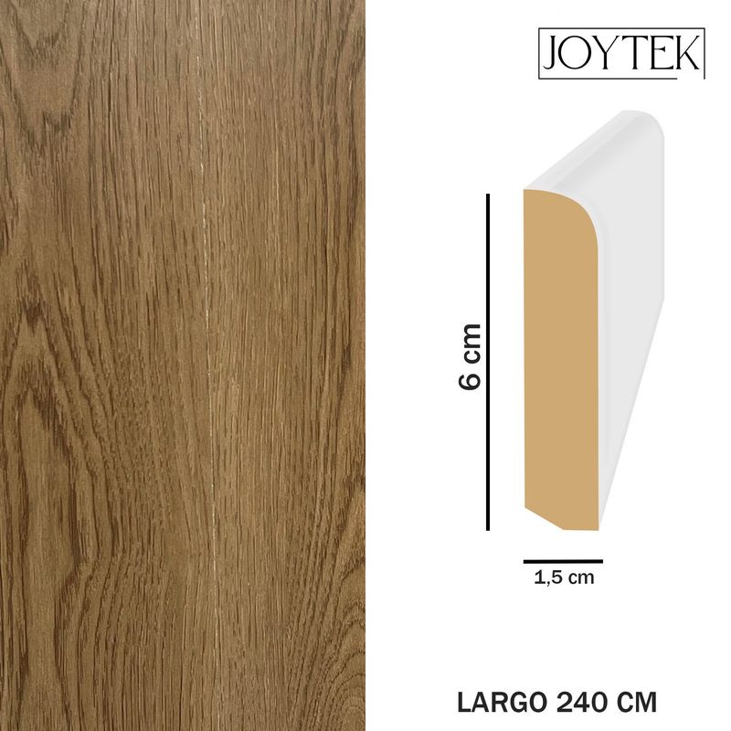 JOYTEK - Guardapolvos MDF JOYTEK Maple 1 Unidad - 240 cm