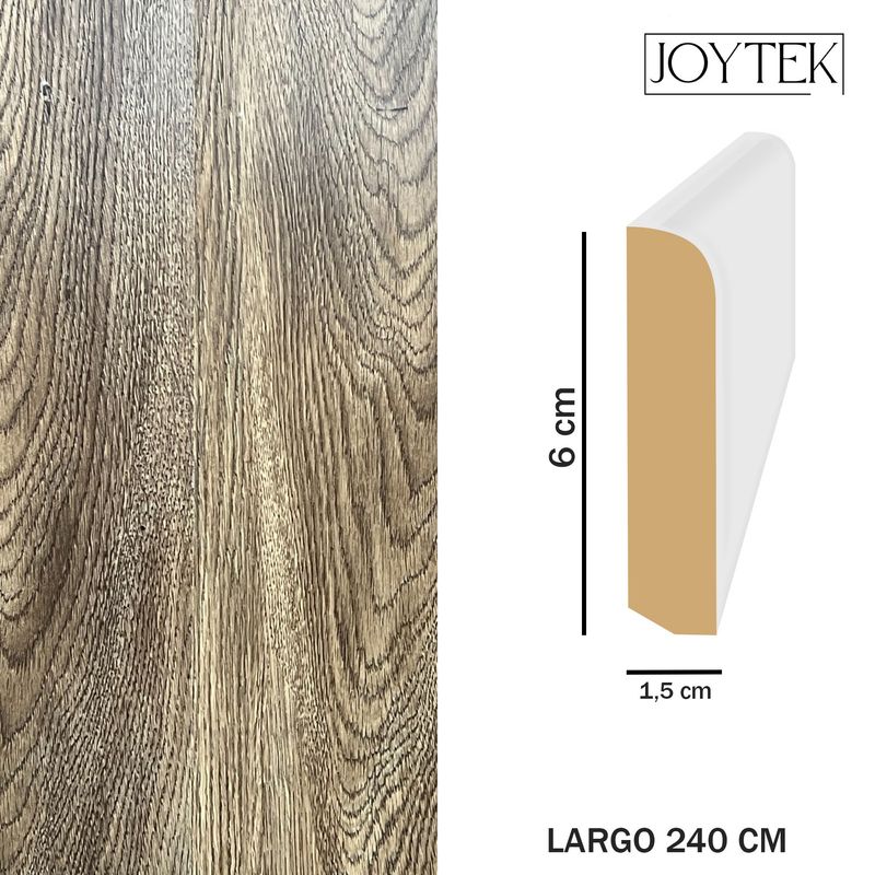 JOYTEK - Guardapolvos MDF JOYTEK Olivo 1 Unidad - 240 cm