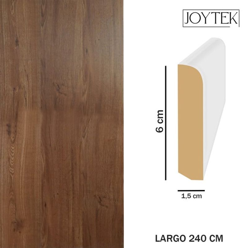 JOYTEK - Guardapolvos MDF JOYTEK Castaño 1 Unidad - 240 cm