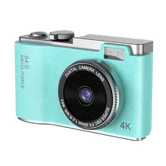 GENERICO - Cámara Retro Moda Digital 4K 64MP 16X para Niños y Adultos - Verde