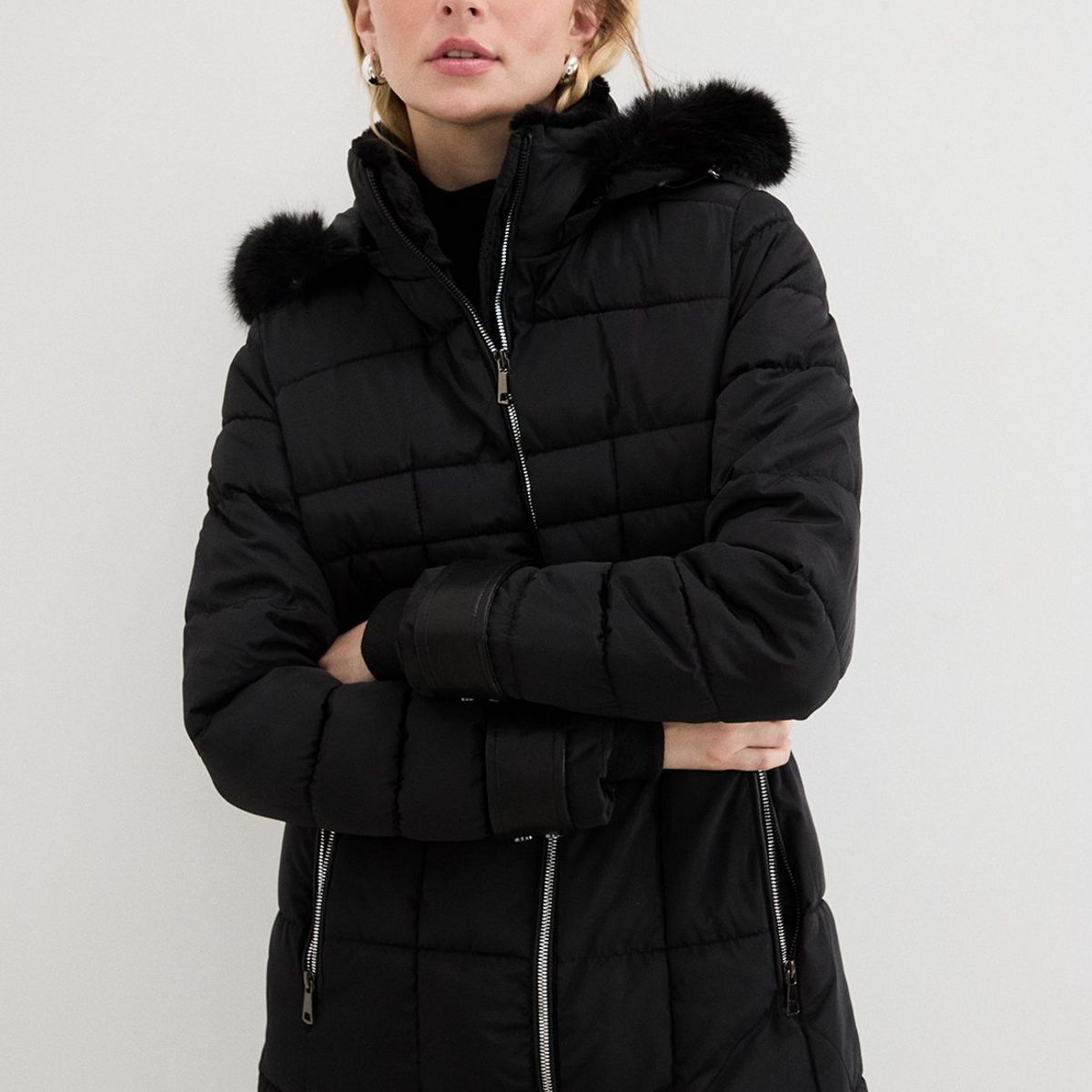 ASH - Parka Negro Mujer Ash