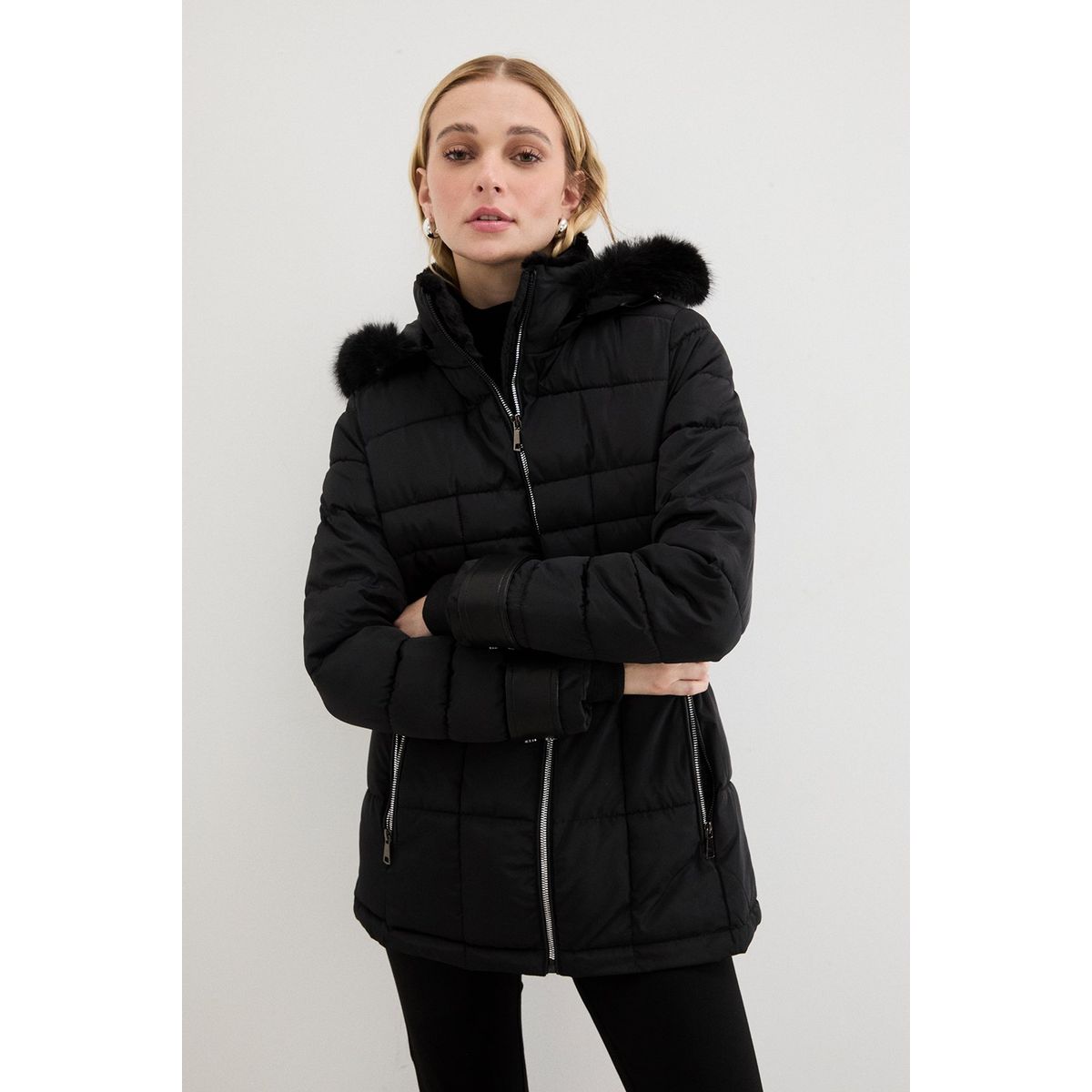 ASH - Parka Negro Mujer Ash