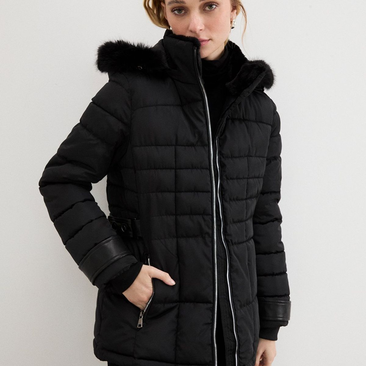 ASH - Parka Negro Mujer Ash