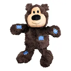 KONG - Juguete Perro Peluche Knots Squeak ML Marrón Oscuro