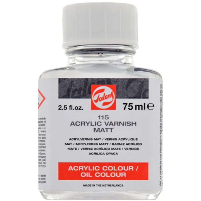Royal Talens - Barniz para Acrílico y Óleo 115 Talens Mate 75ml