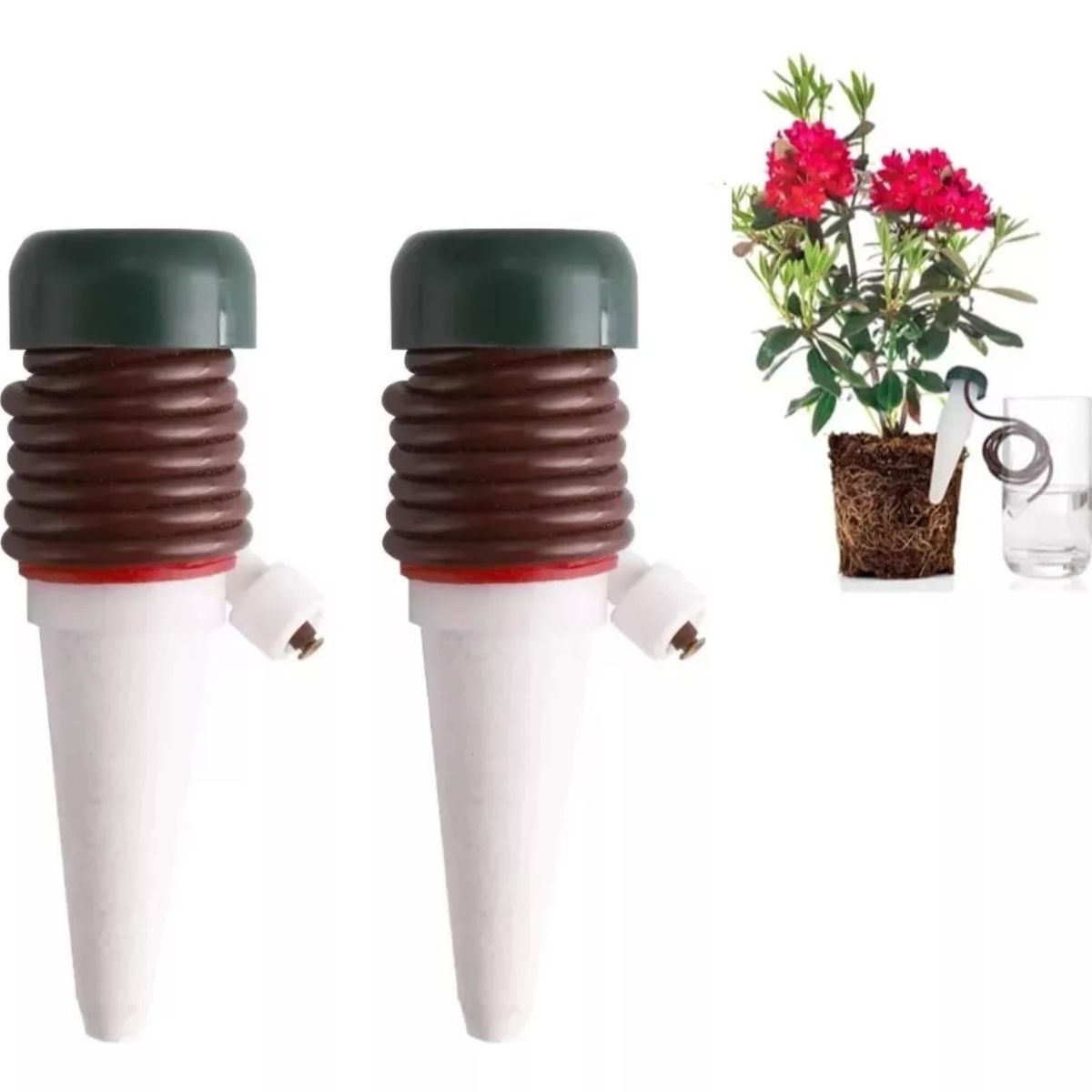 GENERICO - Pack 2 Regadores Automáticos Riego Goteo Plantas Macetero