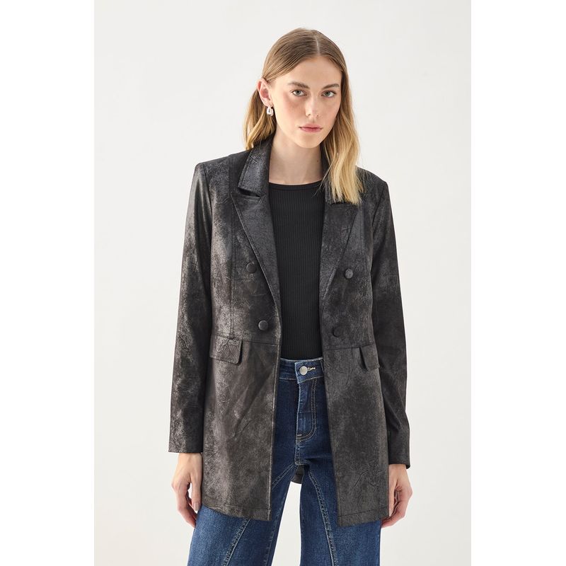 ASH - Blazer Liso Negro ASH