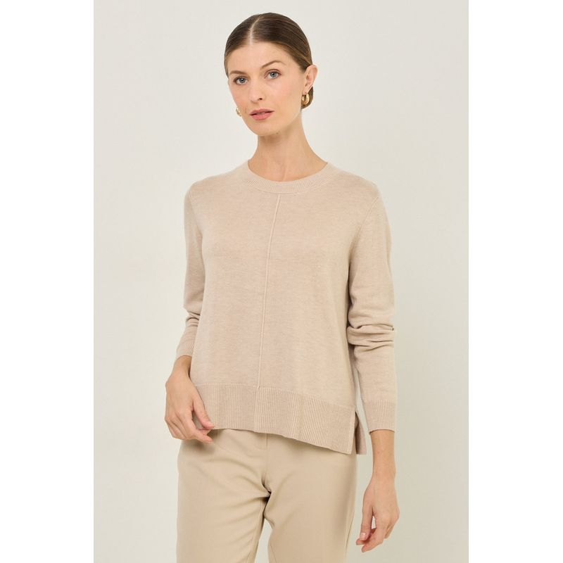 MA GRIFFE - Sweater Beige Mujer Magriffe