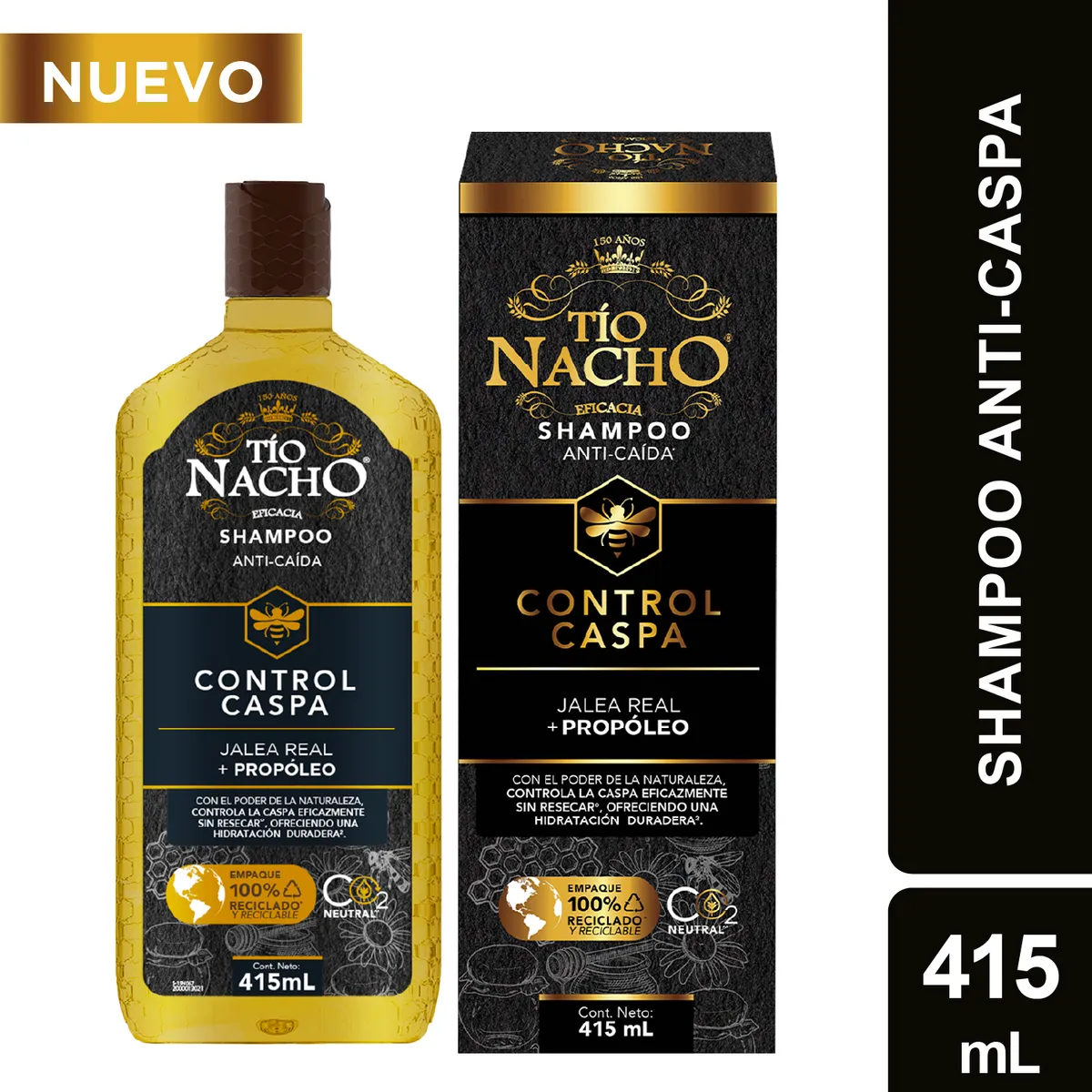 TIO NACHO - Tío Nacho Shampoo Control Caspa 415ml