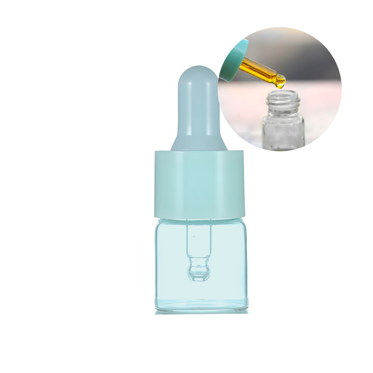 GENERICO - 24 Frascos Con Gotero Pipeta 10ml Aceites Esenciales Verde