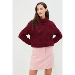 IO - Sweater Liso Burdeos