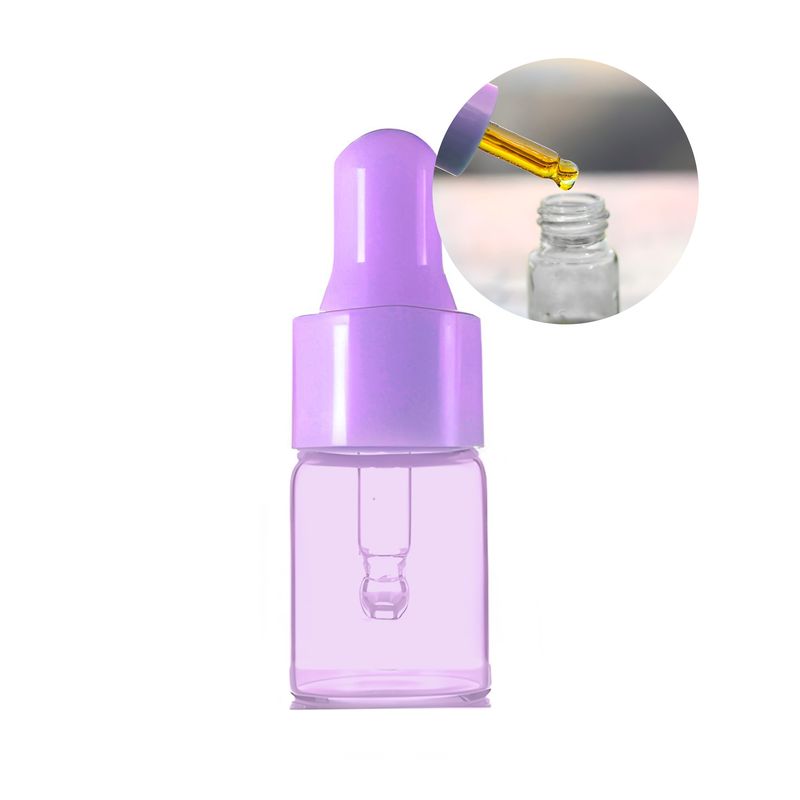 GENERICO - 24 Frascos Con Gotero Pipeta 10ml Aceites Esenciales Violeta