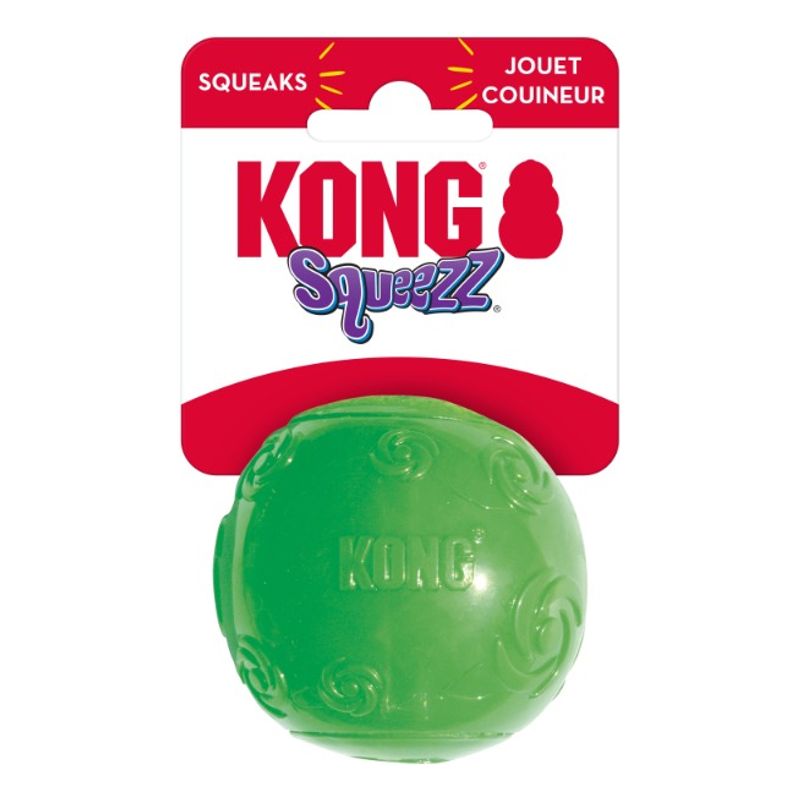 KONG - Juguete Pelota Para Perro Kong Squeezz Ball Talla L Verde